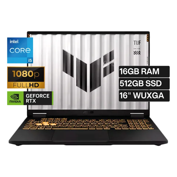 Laptop gamer ASUS TUF Gaming - FX608JH-RV010-Ci5-16GB-512GB-V8GB-F2-IPS ASUS