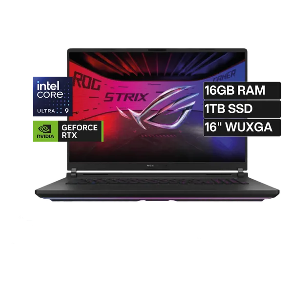 Laptop gamer ASUS ROG Strix G16 - G615LM-RV015W-CU9-16GB-1TB-V8GB-W11-IPS ASUS