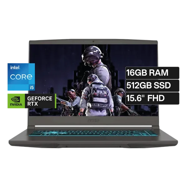 MSI Thin 15 B13UC i5-13420H RTX 3050 4GB GDDR6 16GB RAM 512GB SSD MSI