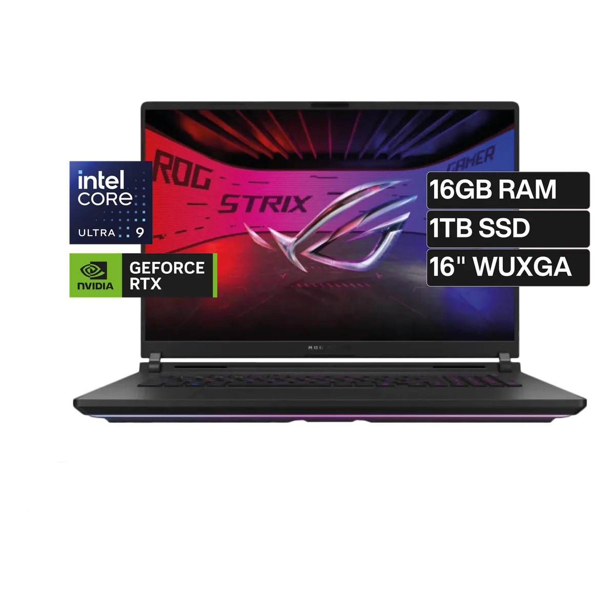 Laptop gamer ASUS ROG Strix G16 - G615LM-RV015W-CU9-16GB-1TB-V8GB-W11-IPS ASUS