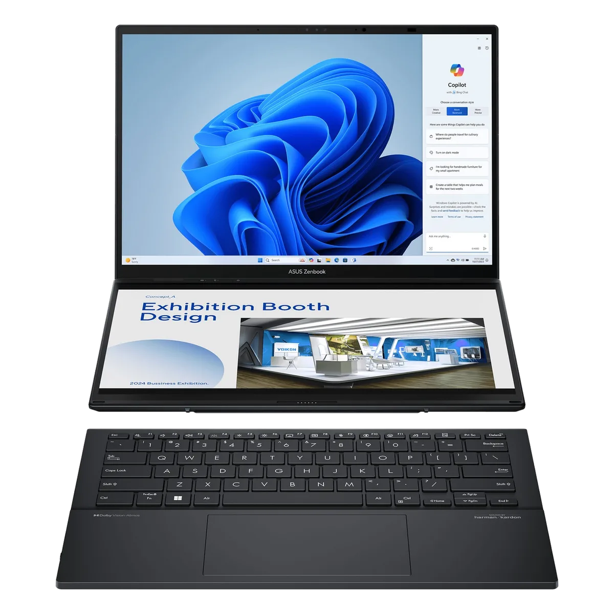 NB ASUS ZENBOOK DUO UX8406CA-QL444W/14" FHD OLED Touch/Core Ultra 9 285H 5.4G/16G LPDDR5X ASUS