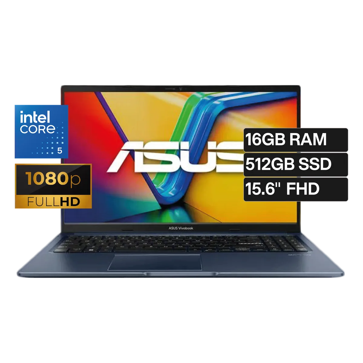 Laptop ASUS Vivobook - X1504VA-E82989-C5-16GB-512GB-F2-15.6in ASUS