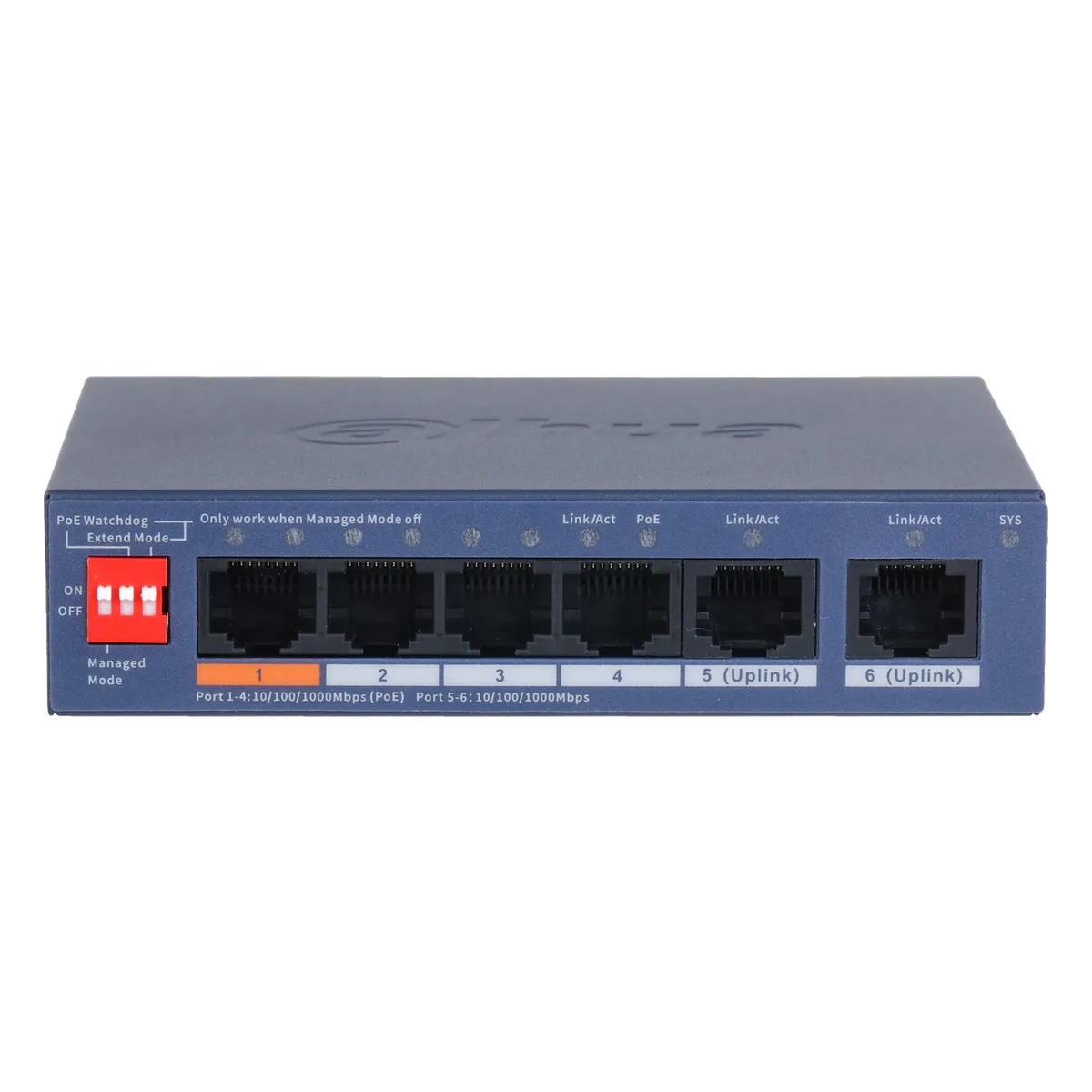 Switch PoE DAHUA DH-CS4006-4GT-60 DAHUA