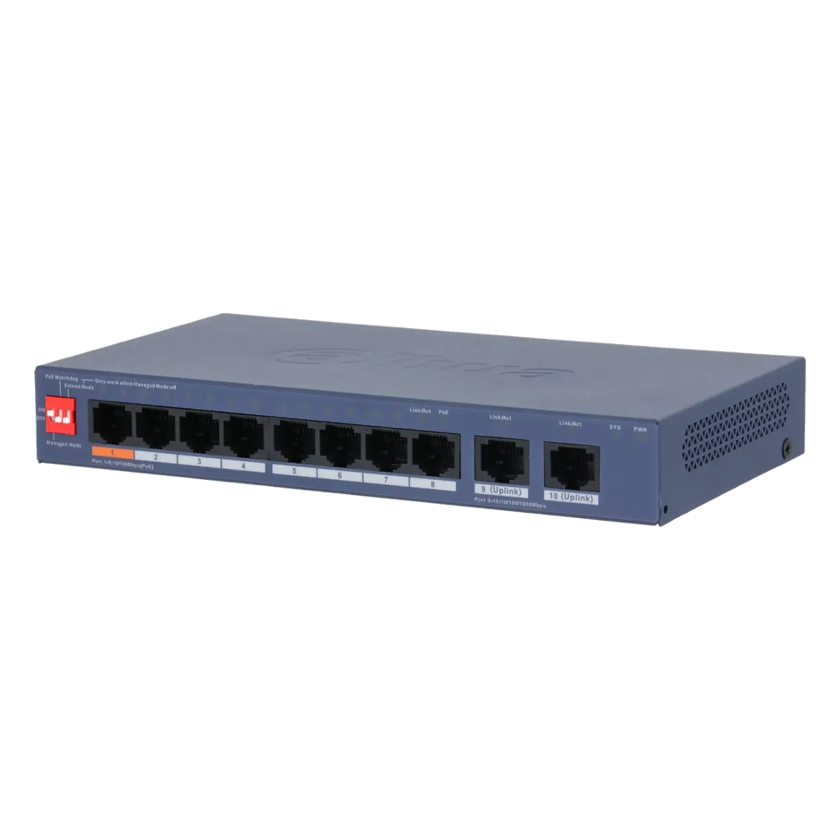 Switch PoE DAHUA DH-CS4010-8ET2GT-60 DAHUA