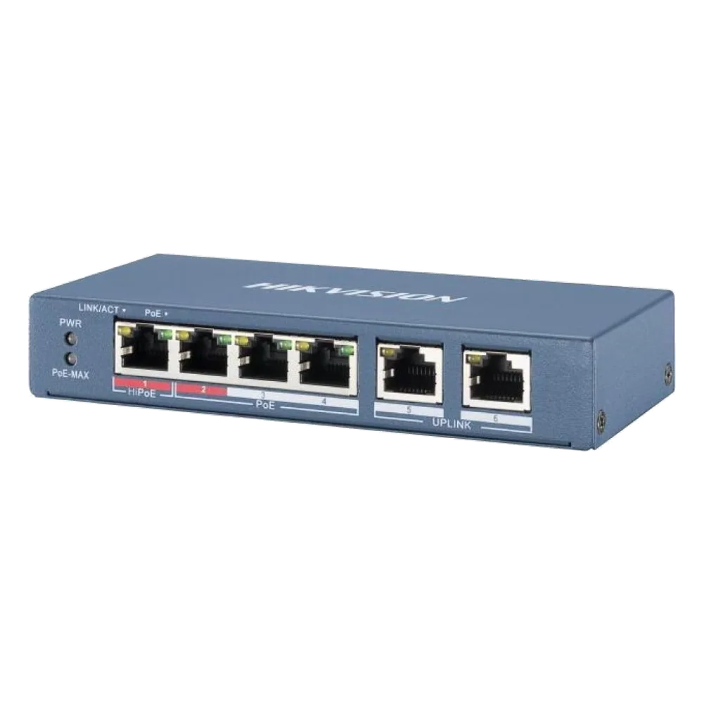 Switch PoE HIKVISION HK-DS-3E0106HP-E HIKVISION
