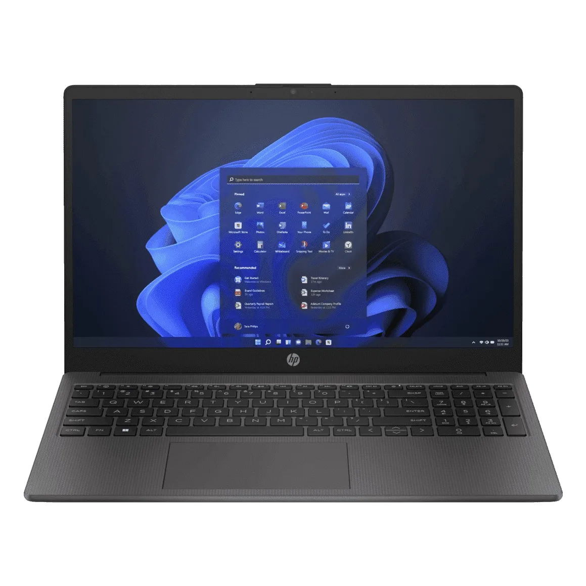Notebook HP 250R G10, 15.6" LED Backlit FHD SVA, Core 7 150U hasta 5.4GHz, 16GB DDR5-5200 HP
