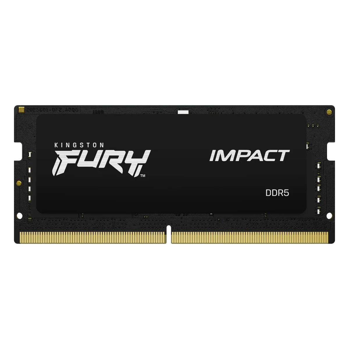 Memoria SO-DIMM Kingston Fury Impact 16GB DDR5-4800MT/s, PC5-38400, CL38, 1.1V, 262-pin KINGSTON