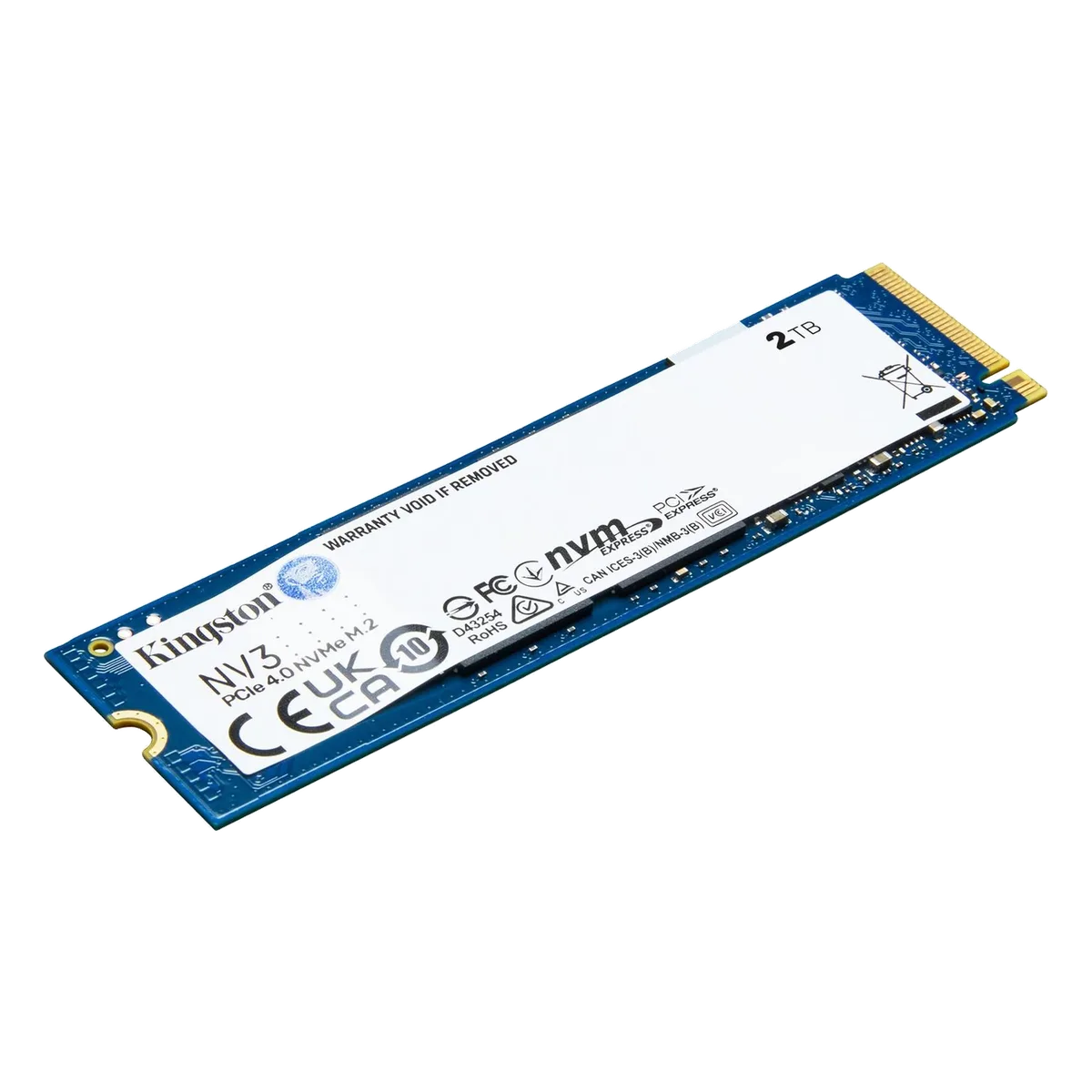 Unidad en estado solido Kingston 2000GB NV3 PCIe 4.0 NVMe M.2 SSD KINGSTON