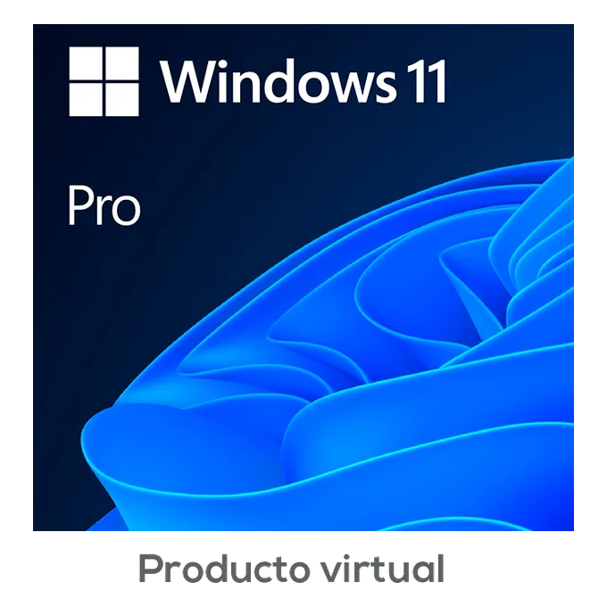 Sistema Operativo Microsoft Windows 11 Pro, 64 bits, licencia digital (ESD) MICROSOFT