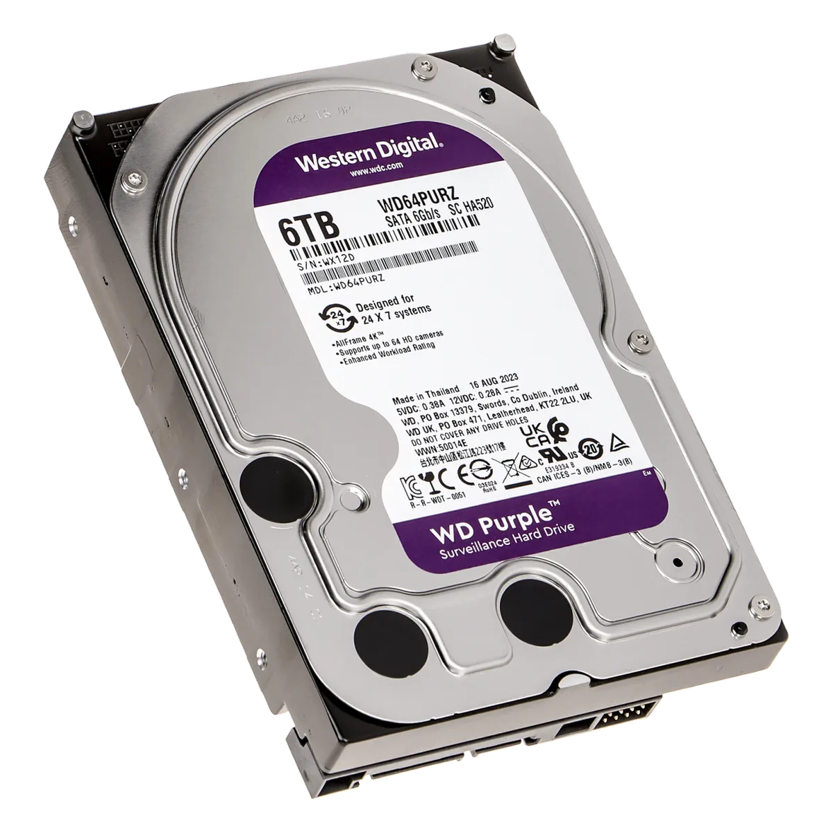 Almacenamiento WESTERN DIGITAL WD64PURZ WESTERN DIGITAL