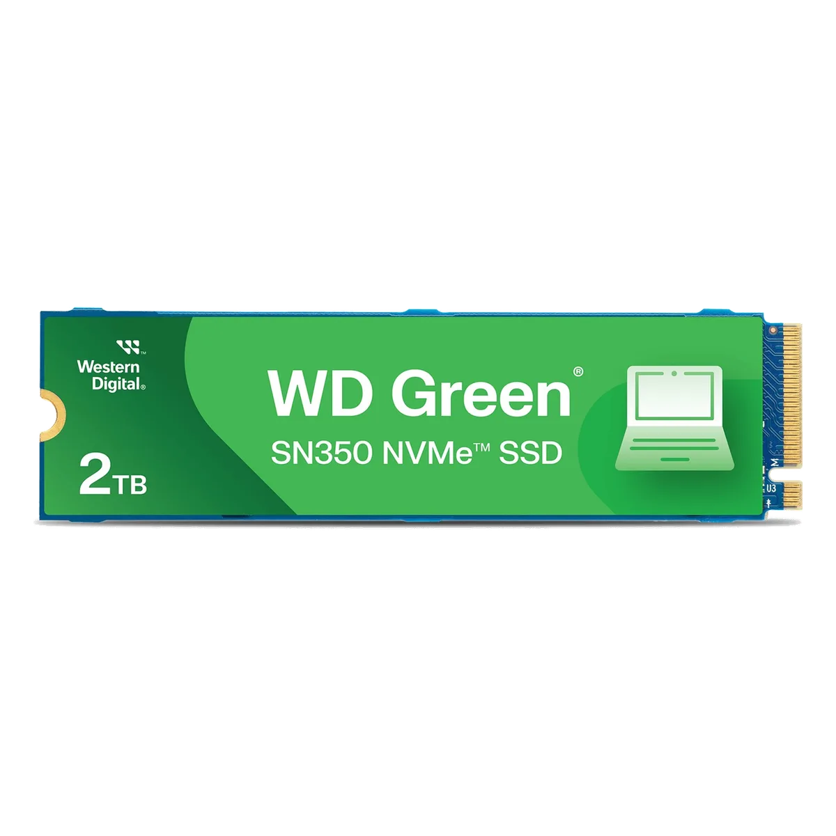 Unidad en estado solido Western Digital Green SN350 NVMe 2TB M.2 2280, PCIe Gen3 x4 WESTERN DIGITAL
