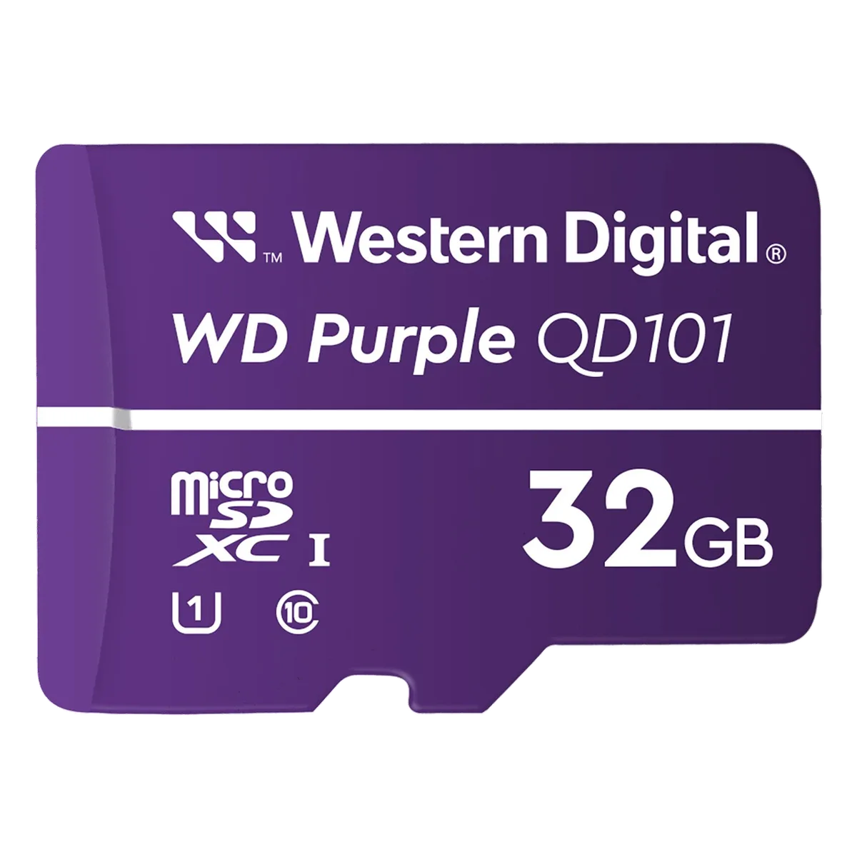 Tarjeta microSD WD Purple 32 GB para videovigilancia (WDD032G1P0C) WESTERN DIGITAL